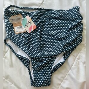 NWT Nani Swimsuit Bottom (palaka ruched high rise bottom)